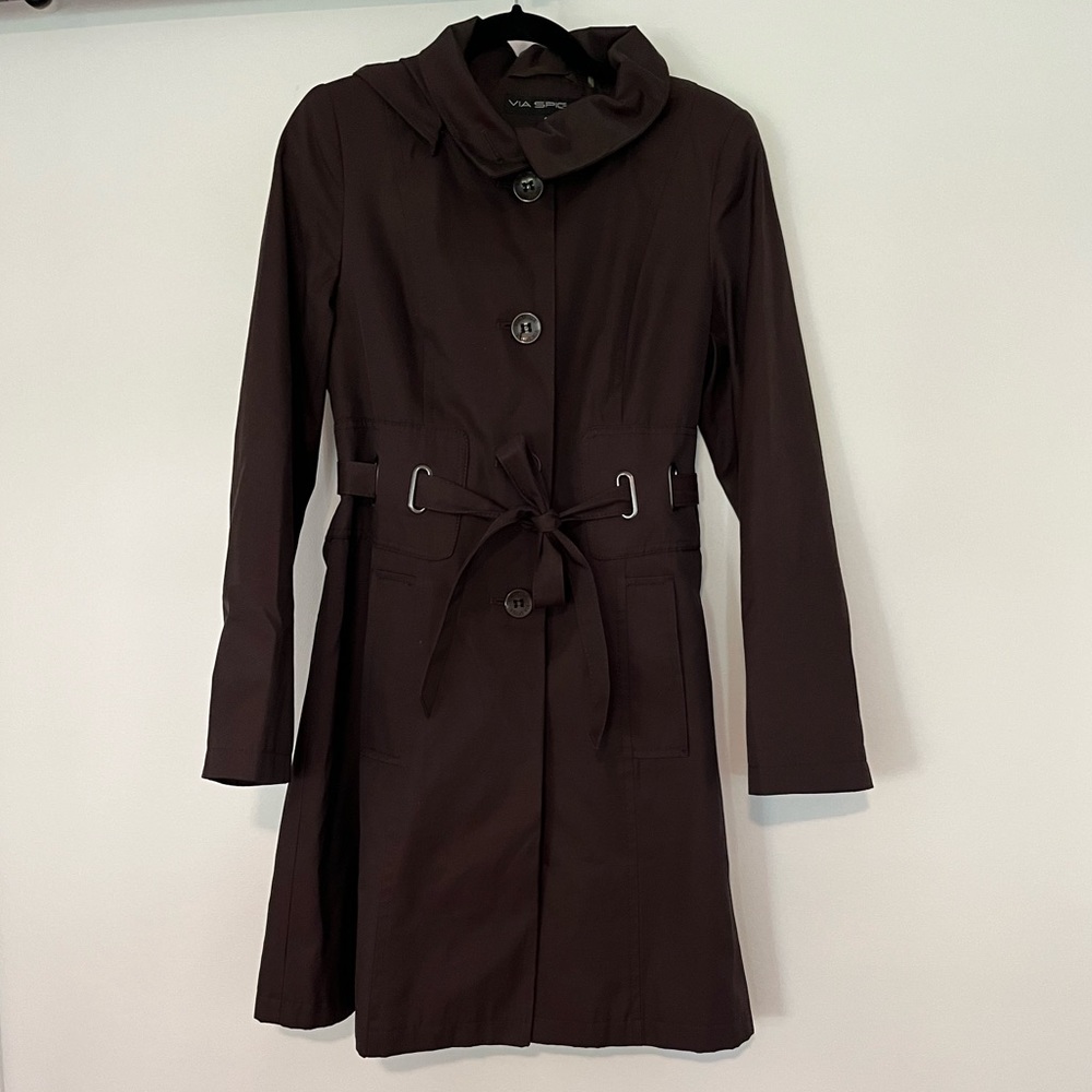 Via Spiga Trench Coat Size Small